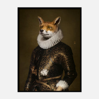 Ibride Portrait Collector Le Renard L print 64x85 cm. - Buy now on ShopDecor - Discover the best products by IBRIDE design