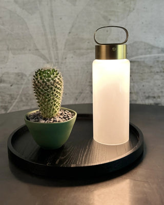 Ichendorf Andon Wirless glass-gold aluminum lamp - Buy now on ShopDecor - Discover the best products by ICHENDORF design