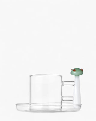 Ichendorf Alice coffee cup mushroom with saucer Ichendorf Mushroom Green - Buy now on ShopDecor - Discover the best products by ICHENDORF design