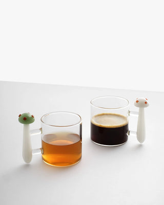 Ichendorf Alice coffee cup mushroom with saucer - Buy now on ShopDecor - Discover the best products by ICHENDORF design