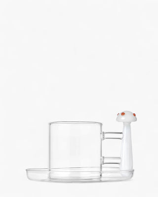 Ichendorf Alice coffee cup mushroom with saucer Ichendorf Mushroom White - Buy now on ShopDecor - Discover the best products by ICHENDORF design