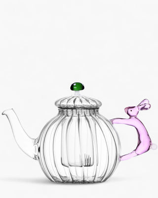 Ichendorf Alice teapot pink rabbit & green mushroom - Buy now on ShopDecor - Discover the best products by ICHENDORF design