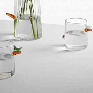 Ichendorf Birds water glass blue bird by Tomoko Mizu - Buy now on ShopDecor - Discover the best products by ICHENDORF design