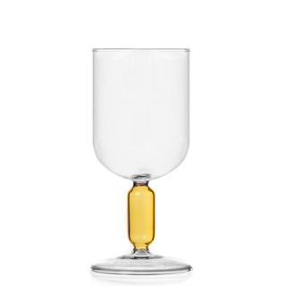 Ichendorf Bloom stemmed glass amber by Denis Guidone - Buy now on ShopDecor - Discover the best products by ICHENDORF design
