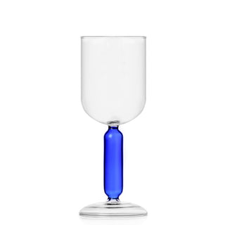 Ichendorf Bloom stemmed glass Electric Blue - Buy now on ShopDecor - Discover the best products by ICHENDORF design