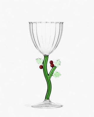 Ichendorf Botanica Christmas Edition stemmed glass Holly - Buy now on ShopDecor - Discover the best products by ICHENDORF design
