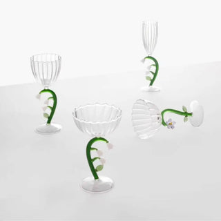 Ichendorf Botanica set 6 optical flutes mix - Buy now on ShopDecor - Discover the best products by ICHENDORF design