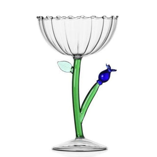 Ichendorf Botanica optical champagne bowl flower Ichendorf Blue Flower - Buy now on ShopDecor - Discover the best products by ICHENDORF design