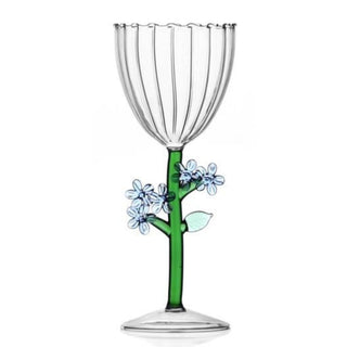 Ichendorf Botanica optical stemmed glass flower Ichendorf Light Blue Flower - Buy now on ShopDecor - Discover the best products by ICHENDORF design