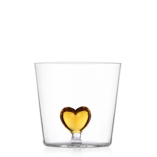 Ichendorf Cuore tumbler by Alessandra Baldereschi Yellow - Buy now on ShopDecor - Discover the best products by ICHENDORF design