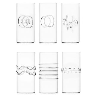 Ichendorf Decò set 6 longdrink assorted - Buy now on ShopDecor - Discover the best products by ICHENDORF design