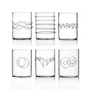Ichendorf Decò set 6 shot glasses assorted Transparent - Buy now on ShopDecor - Discover the best products by ICHENDORF design