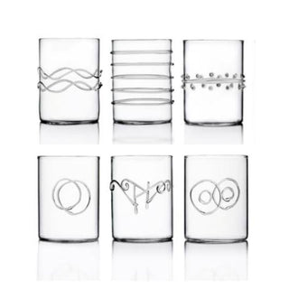 Ichendorf Decò set 6 shot glasses assorted Transparent - Buy now on ShopDecor - Discover the best products by ICHENDORF design