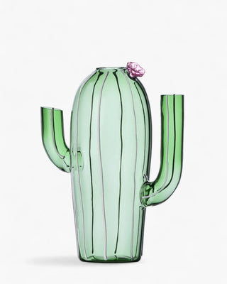 Ichendorf Desert Plants jug green cactus with pink flower - Buy now on ShopDecor - Discover the best products by ICHENDORF design
