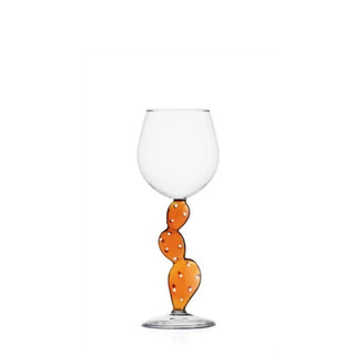 Ichendorf Desert Plants wine glass cactus amber by Alessandra Baldereschi - Buy now on ShopDecor - Discover the best products by ICHENDORF design