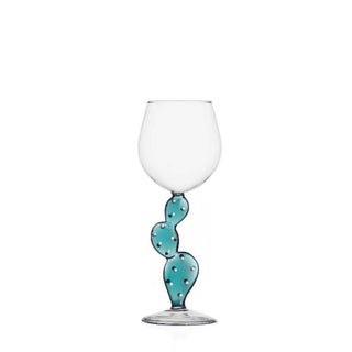 Ichendorf Desert Plants wine glass cactus caribbean blue - Buy now on ShopDecor - Discover the best products by ICHENDORF design