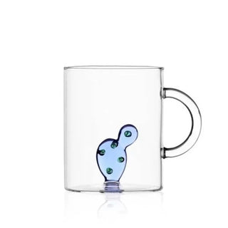Ichendorf Desert Plant mug with cactus Ichendorf Cactus Blue - Buy now on ShopDecor - Discover the best products by ICHENDORF design