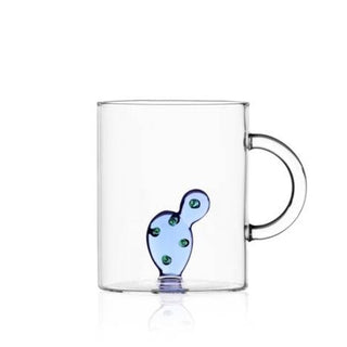 Ichendorf Desert Plant mug with cactus Ichendorf Cactus Blue - Buy now on ShopDecor - Discover the best products by ICHENDORF design