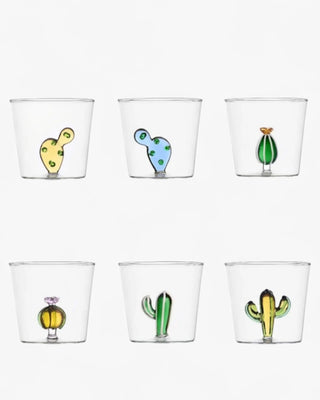 Ichendorf Desert Plants set 6 tumblers cactus mix - Buy now on ShopDecor - Discover the best products by ICHENDORF design