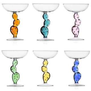 Ichendorf Desert Plants set 6 champagne bowls cactus mix - Buy now on ShopDecor - Discover the best products by ICHENDORF design