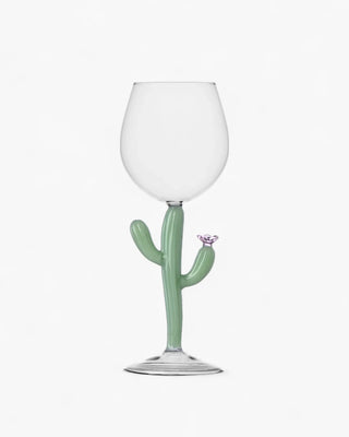 Ichendorf Desert Plants stemmed glass cactus matt green by Alessandro Baldereschi - Buy now on ShopDecor - Discover the best products by ICHENDORF design