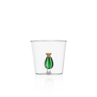 Ichendorf Desert Plants tumbler with cactus Ichendorf Desert Plants Cactus With Flower - Buy now on ShopDecor - Discover the best products by ICHENDORF design