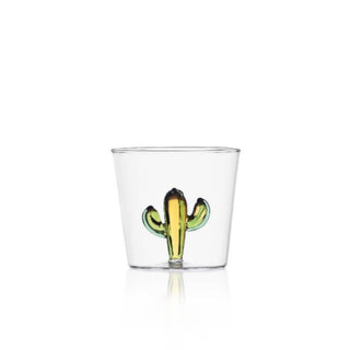 Ichendorf Desert Plants tumbler with cactus Ichendorf Cactus Green Amber - Buy now on ShopDecor - Discover the best products by ICHENDORF design