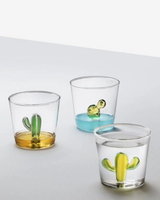 Ichendorf Desert Plants set 6 tumblers cactus mix - Buy now on ShopDecor - Discover the best products by ICHENDORF design