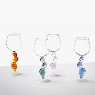 Ichendorf Desert Plants wine glass cactus amber by Alessandra Baldereschi - Buy now on ShopDecor - Discover the best products by ICHENDORF design