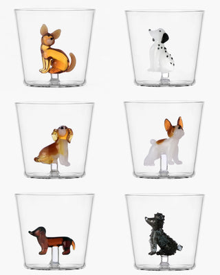 Ichendorf Dogs set 6 tumblers mix - Buy now on ShopDecor - Discover the best products by ICHENDORF design
