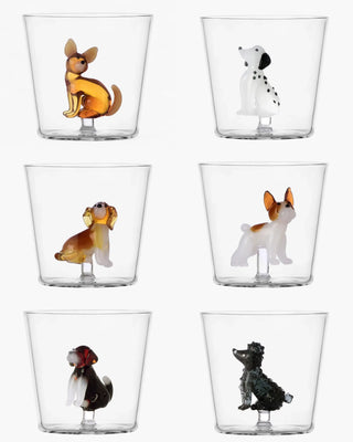 Ichendorf 狗系列 6 件混合玻璃杯組