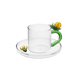 Ichendorf Fruits & Flowers coffee/tea cup with saucer Ichendorf Snail Coffee - Buy now on ShopDecor - Discover the best products by ICHENDORF design