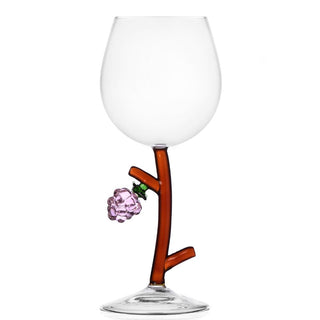 Ichendorf Fruits & Flowers stemmed glass by Alessandra Baldereschi Raspberry - Buy now on ShopDecor - Discover the best products by ICHENDORF design