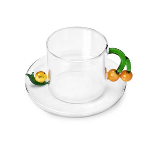 Ichendorf Fruits and Flower teacup acorns with saucer snail by Alessandra Baldereschi - Buy now on ShopDecor - Discover the best products by ICHENDORF design