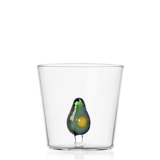 Ichendorf Fruits & Flowers tumbler by Alessandra Baldereschi Avocado - Buy now on ShopDecor - Discover the best products by ICHENDORF design