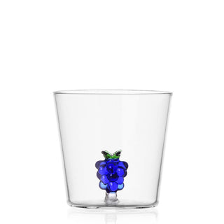 Ichendorf Fruits & Flowers tumbler by Alessandra Baldereschi Grape - Buy now on ShopDecor - Discover the best products by ICHENDORF design