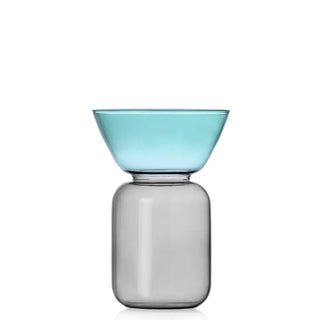 Ichendorf Gelée flower vase Smoky grey 16.5 cm - 6.50 inch - Buy now on ShopDecor - Discover the best products by ICHENDORF design