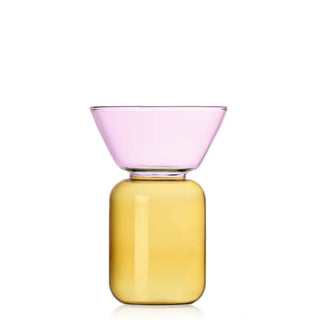 Ichendorf Gelée flower vase Yellow 16.5 cm - 6.50 inch - Buy now on ShopDecor - Discover the best products by ICHENDORF design