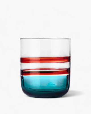 Ichendorf Gesti tumbler "Cerchio" by Margherita Rui Burgundy-Turquoise - Buy now on ShopDecor - Discover the best products by ICHENDORF design