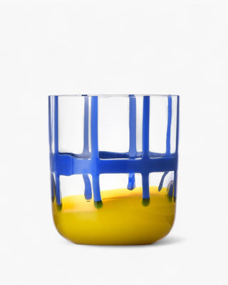 Ichendorf Gesti tumbler "Righe" by Margherita Rui Light Blue-Yellow - Buy now on ShopDecor - Discover the best products by ICHENDORF design