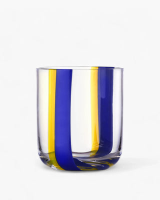 Ichendorf Gesti tumbler "U" by Margherita Rui Light Blue-Yellow - Buy now on ShopDecor - Discover the best products by ICHENDORF design