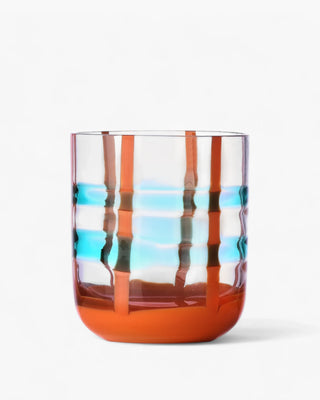 Ichendorf Gesti tumbler "Righe" by Margherita Rui Turquoise-Orange - Buy now on ShopDecor - Discover the best products by ICHENDORF design