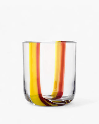 Ichendorf Gesti tumbler "U" by Margherita Rui Yellow-Burgundy - Buy now on ShopDecor - Discover the best products by ICHENDORF design