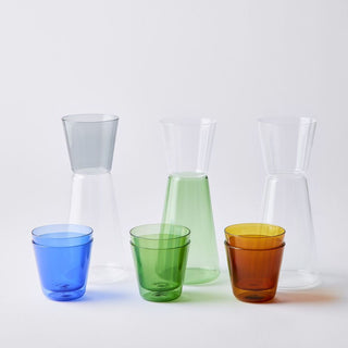 Ichendorf High Rise pitcher clear/green 500 ml by Keiji Takeuchi - Buy now on ShopDecor - Discover the best products by ICHENDORF design