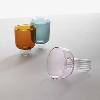 Ichendorf Liberta smoke water stemmed glass by Margherita Rui - Buy now on ShopDecor - Discover the best products by ICHENDORF design