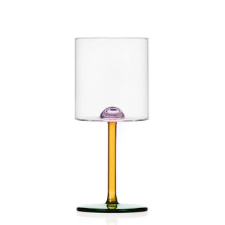 Ichendorf Luna goblet with coloured dot Pink - Buy now on ShopDecor - Discover the best products by ICHENDORF design