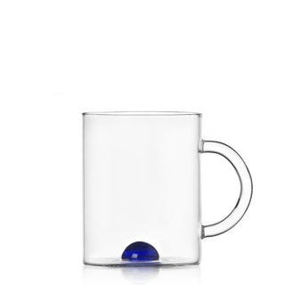 Ichendorf Luna mug with coloured dot Blue - Buy now on ShopDecor - Discover the best products by ICHENDORF design