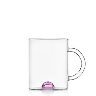 Ichendorf Luna mug with coloured dot Pink - Buy now on ShopDecor - Discover the best products by ICHENDORF design