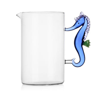 Ichendorf Marine Garden jug seahorse blue by Alessandra Baldereschi - Buy now on ShopDecor - Discover the best products by ICHENDORF design