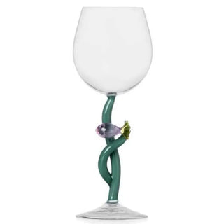 Ichendorf Marine Garden stemmed glass with fish Pink - Buy now on ShopDecor - Discover the best products by ICHENDORF design